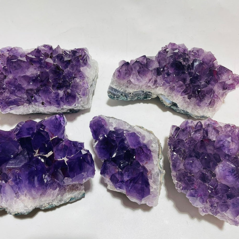 11.7 Deep Purple Amethyst Crystal Cluster With Huge Crystals