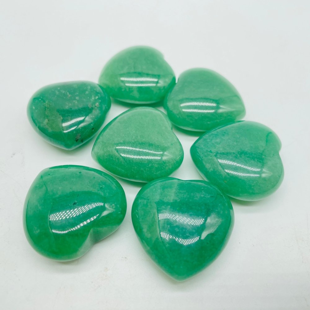 5 Types 1.2in(3cm) Heart Ocean Jasper&Aventurine Chevron Amethyst Wholesale -Wholesale Crystals