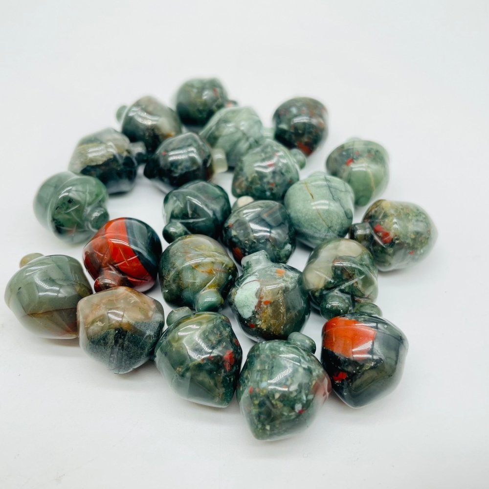 5 Types Africa Blood&Chevron Amethyst Acorns Carving Quartz Wholesale -Wholesale Crystals