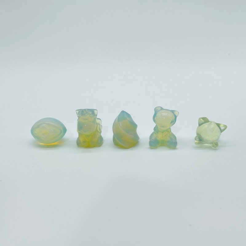 5 Types Mini Opalite Carving Wholesale Vagina Mew -Wholesale Crystals