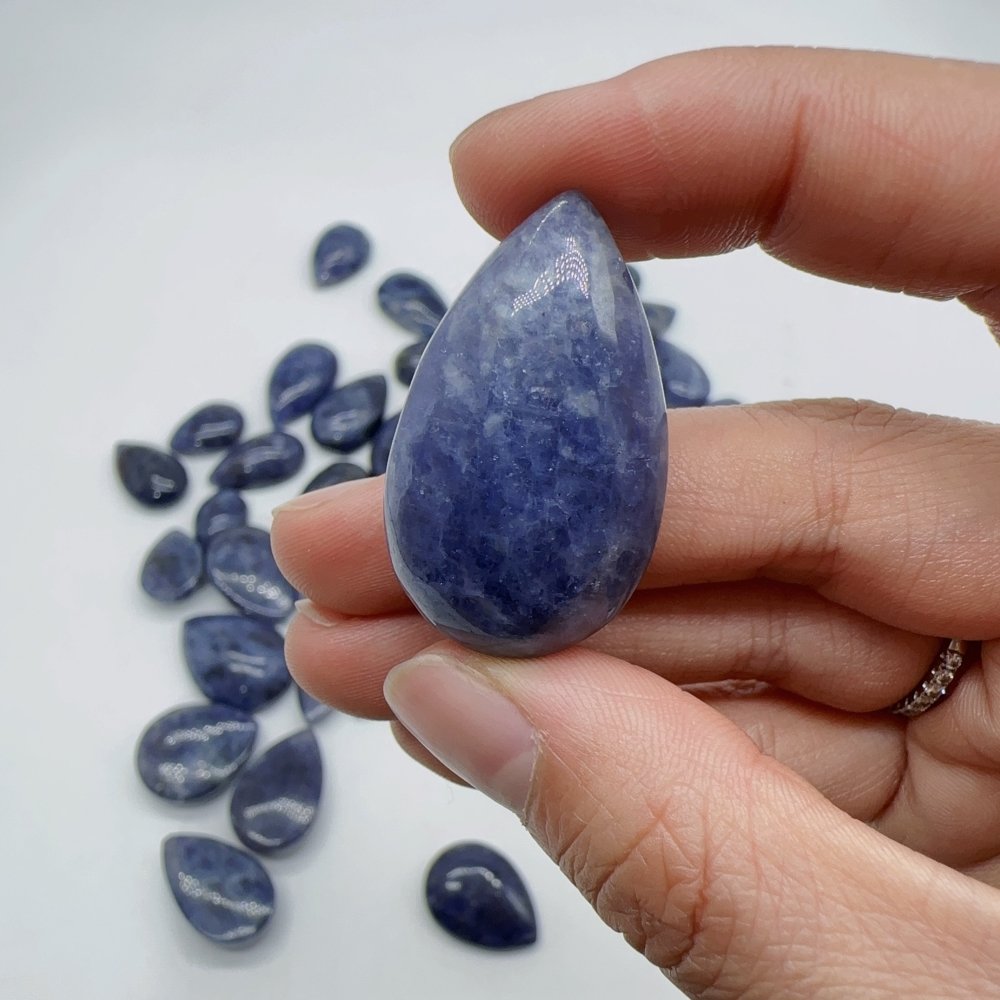 50 Pieces Natural Cordierite DIY Pendant -Wholesale Crystals