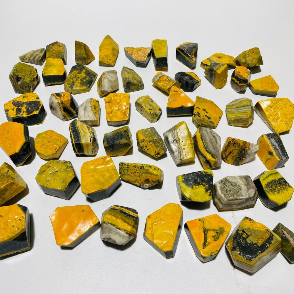 51 Pieces Natural Bumble Bee Stone Jasper Free Form -Wholesale Crystals