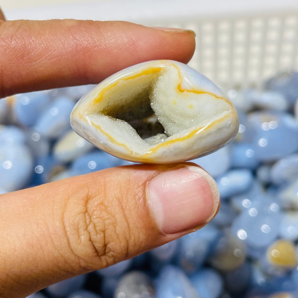 5.12kg Blue Lace Agate Tumbled -Wholesale Crystals