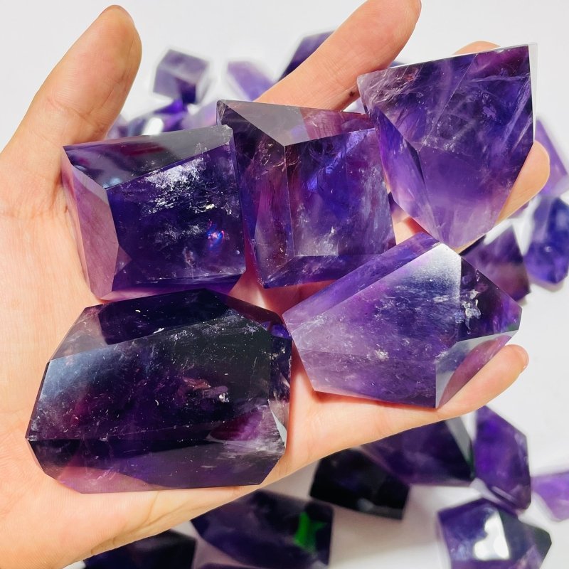 52 Pieces Brazil Amethyst Free Form -Wholesale Crystals