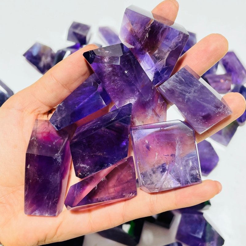 52 Pieces Brazil Amethyst Free Form -Wholesale Crystals