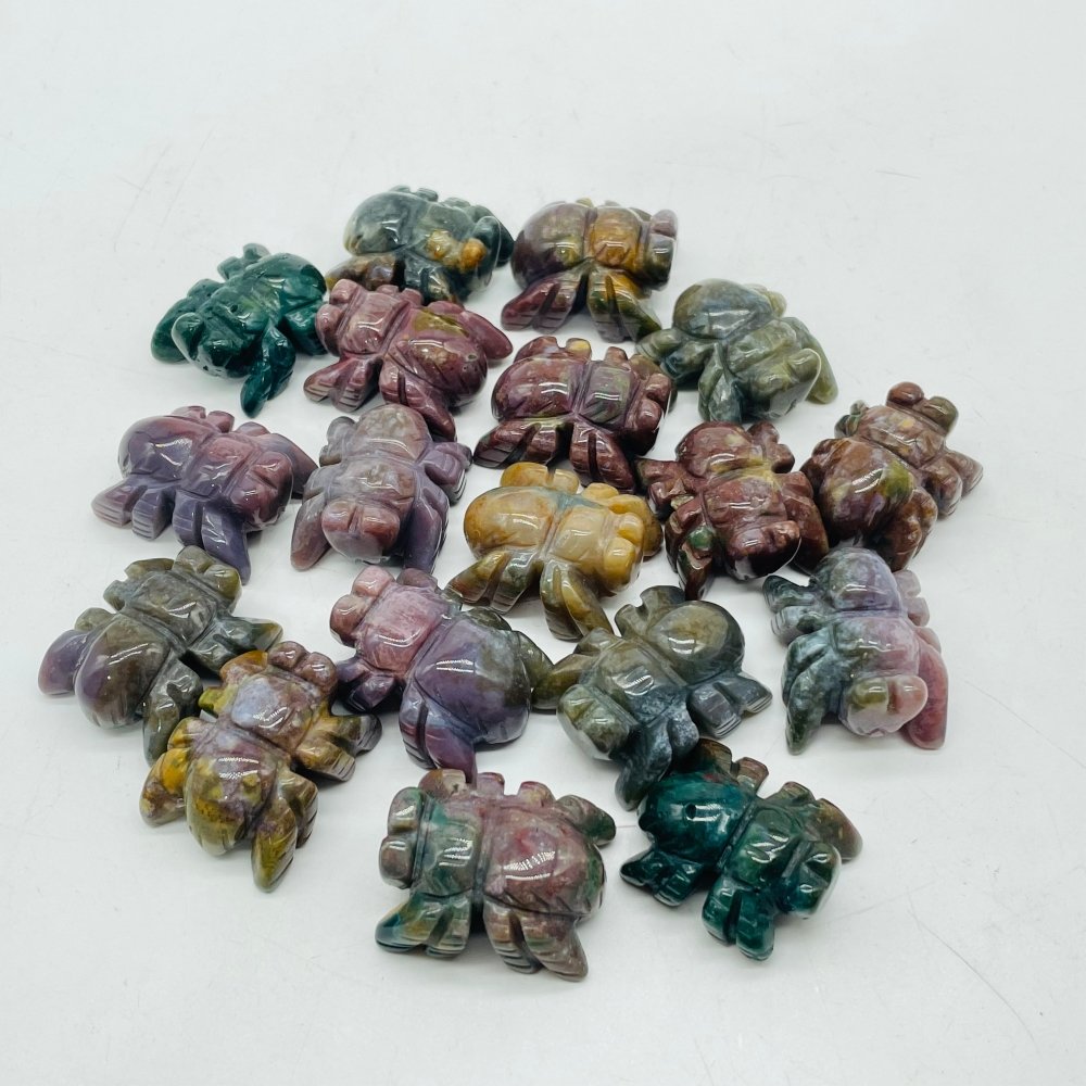 Ocean Jasper Spider Carving Wholesale -Wholesale Crystals