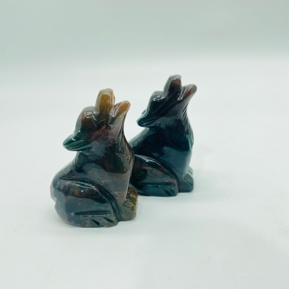 6 Types Wolf Carving Animals Wholesale -Wholesale Crystals