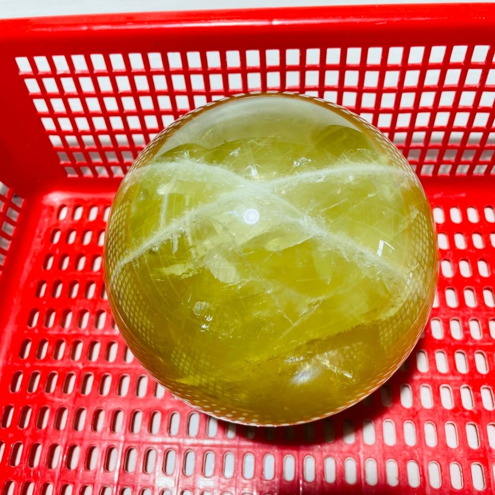 6.3in Citrine Crystal Large Sphere -Wholesale Crystals