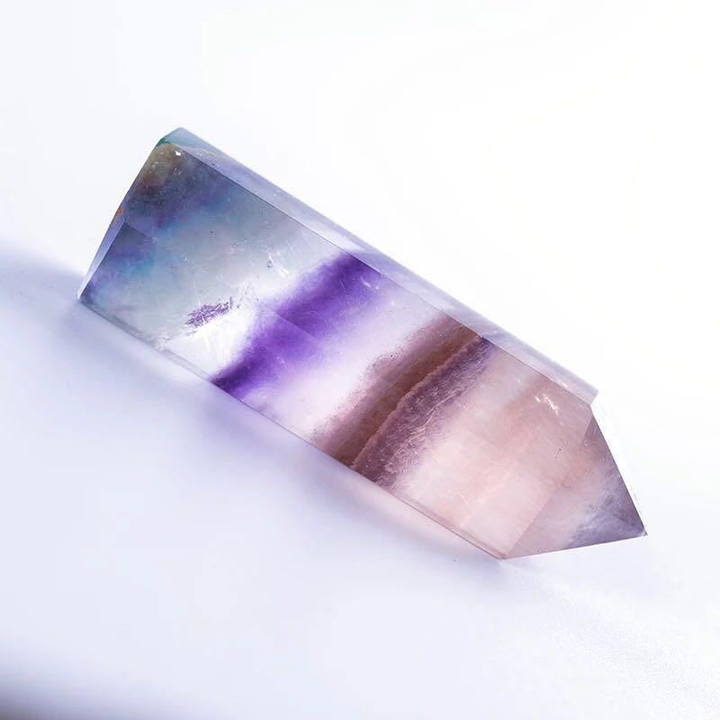rainbow fluorite crystal point tower wand -Wholesale Crystals