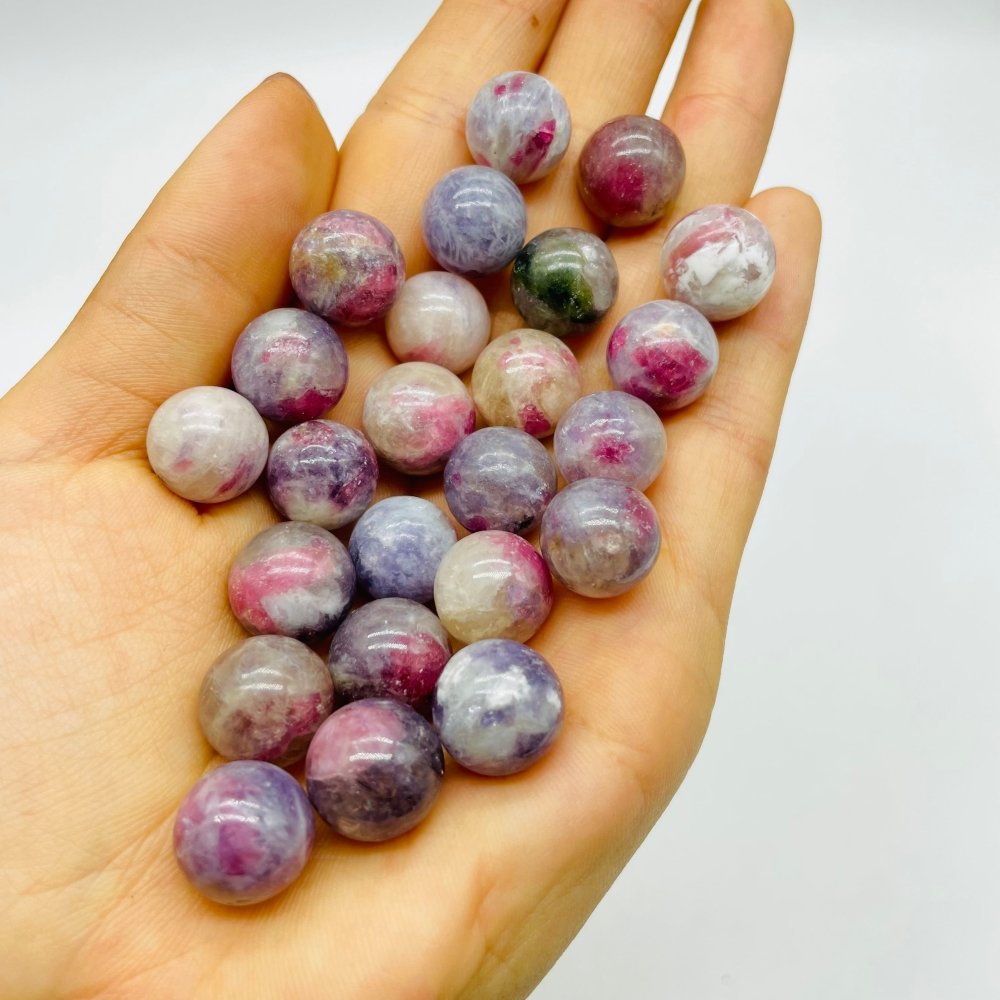 68 Pieces Beautiful Mini Unicorn Stone Spheres -Wholesale Crystals