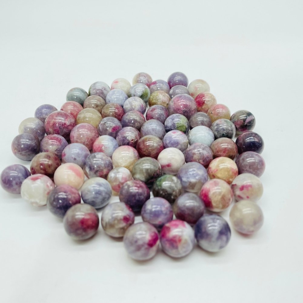 68 Pieces Beautiful Mini Unicorn Stone Spheres -Wholesale Crystals