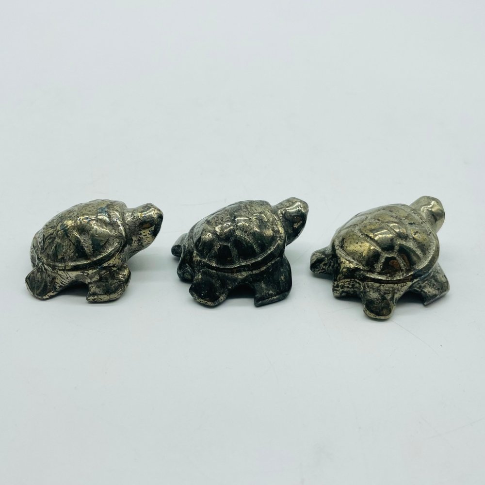 Pyrite Sea Turtle Carving Wholesale -Wholesale Crystals