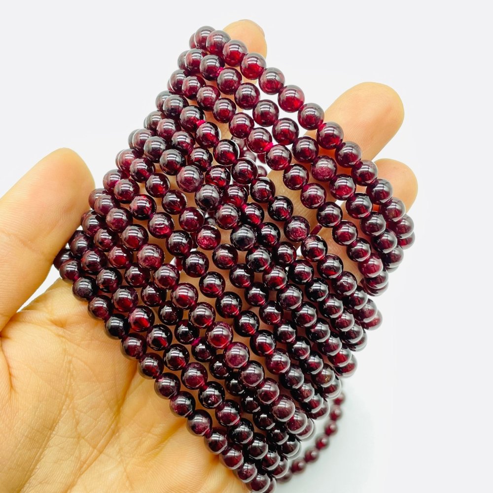 6mm Garnet Bracelets Wholesale -Wholesale Crystals