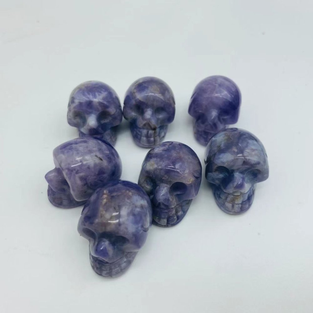 6types crystals skull rose quartz tiger eye -Wholesale Crystals