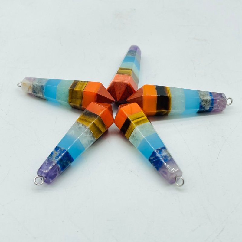 7 Chakra Pendulum Point Pendant Wholesale - Wholesale Crystals