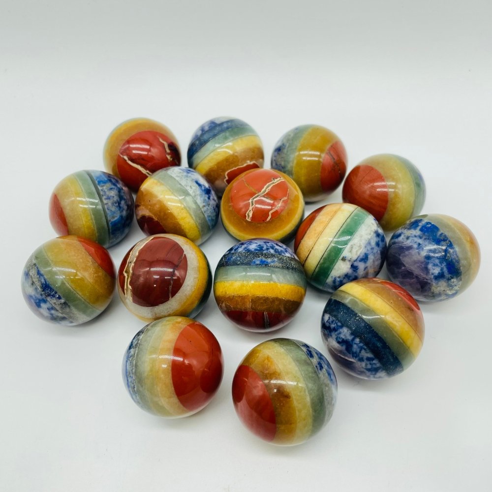 7 Chakra Spheres Ball Wholesale -Wholesale Crystals