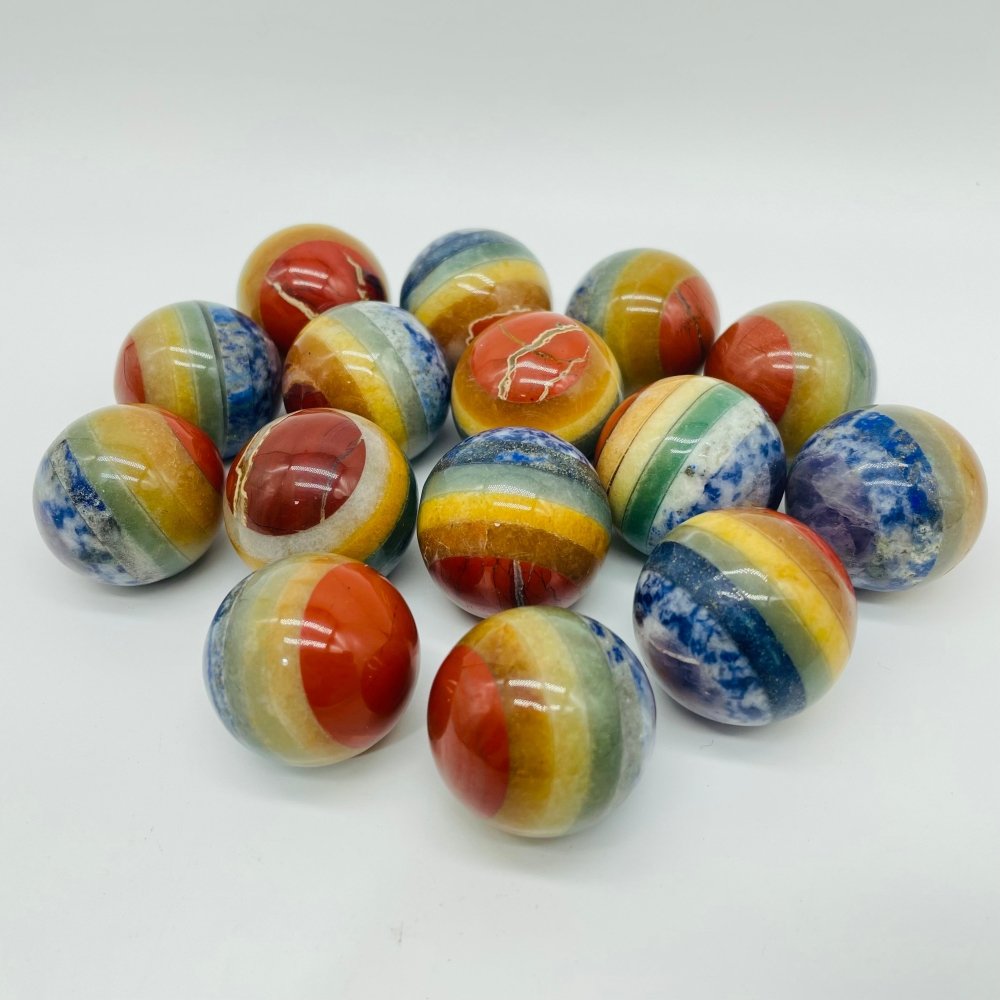 7 Chakra Spheres Ball Wholesale -Wholesale Crystals