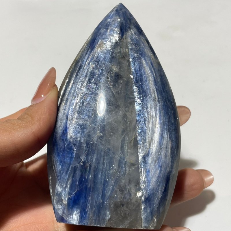 7 Pieces Beautiful Blue Kyanite Mixed Clear Quartz Arrow Head Shape Carving -Wholesale Crystals