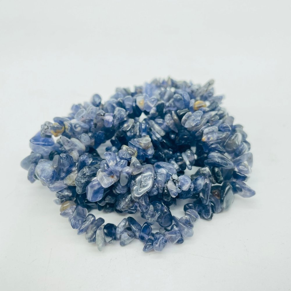 7 Types Chip Bracelet Wholesale Cordierite Garnet White Moonstone -Wholesale Crystals