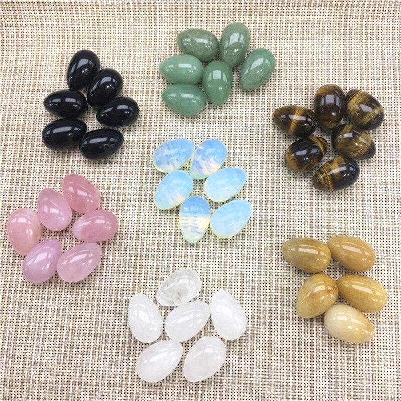7 Types Mini Egg clear quartz tiger eye -Wholesale Crystals