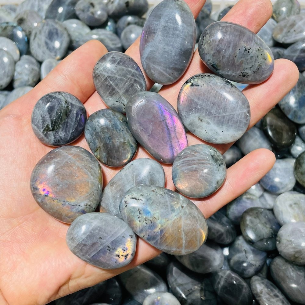7.77kg(17lbs) Small Purple Blue Labradorite Palm -Wholesale Crystals