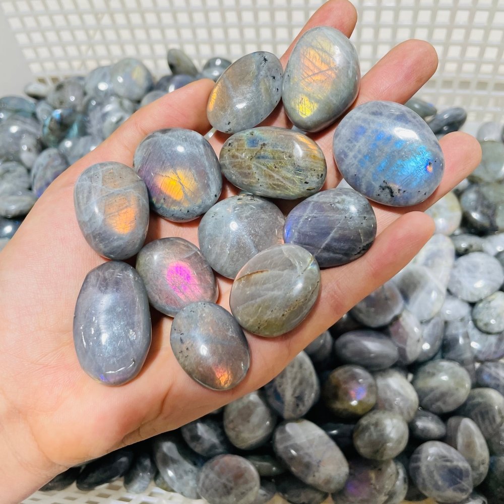 7.77kg(17lbs) Small Purple Blue Labradorite Palm -Wholesale Crystals