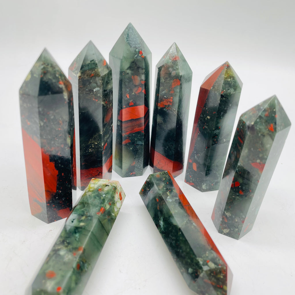 Africa Blood Stone Tower Point Wholesale -Wholesale Crystals