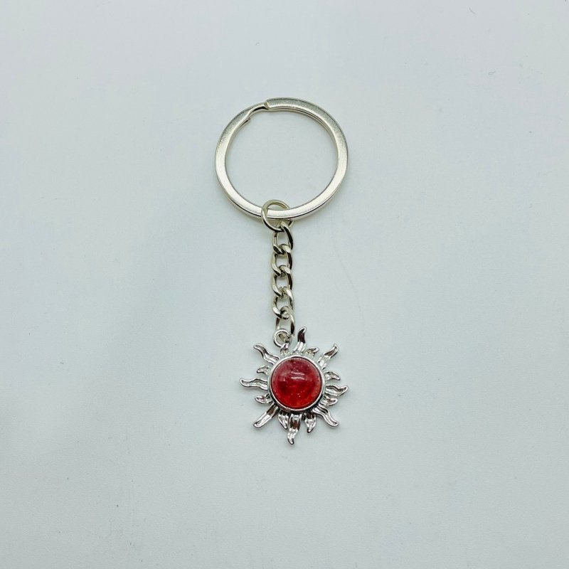 8 Types Crystal Keychain Stone Carving Wholesale Wing Heart Shape - Wholesale Crystals