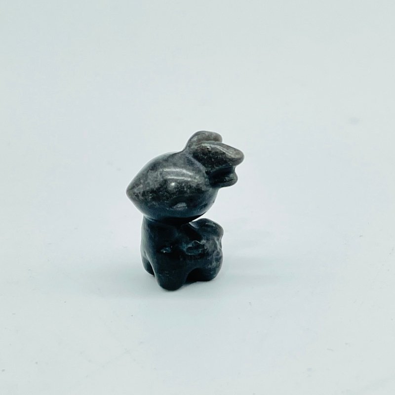 8 Types Mini Black Obsidian Christmas Carving Wholesale Apple Santa Claus Penguin - Wholesale Crystals