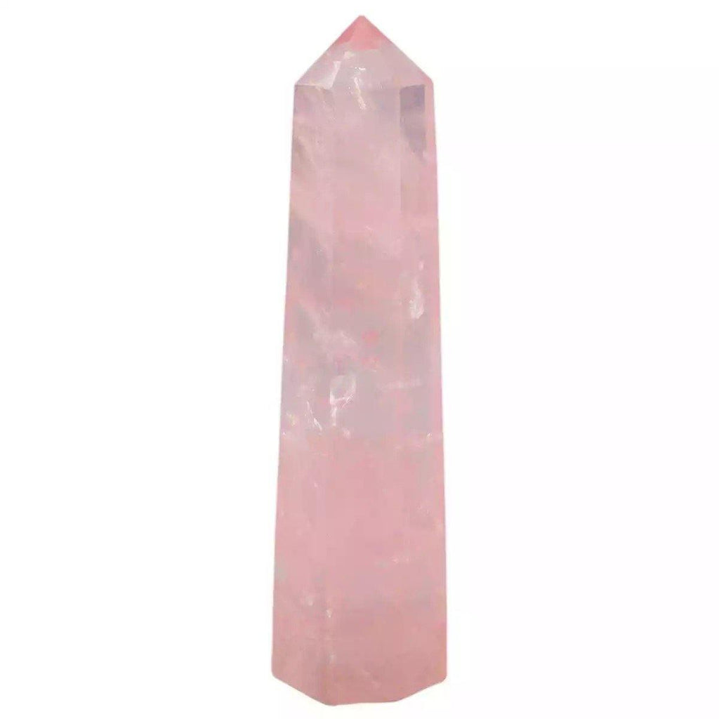 Brazil rose quartz point tower -Wholesale Crystals