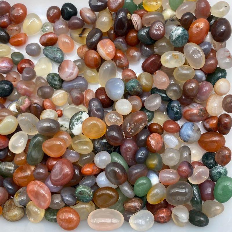 Colorful transparent agate gravel Chips -Wholesale Crystals