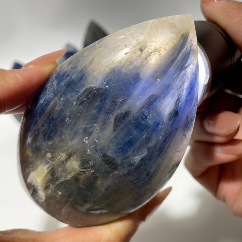 9 Pieces Blue Kyanite Mixed Clear Quartz Arrow Head Shape -Wholesale Crystals