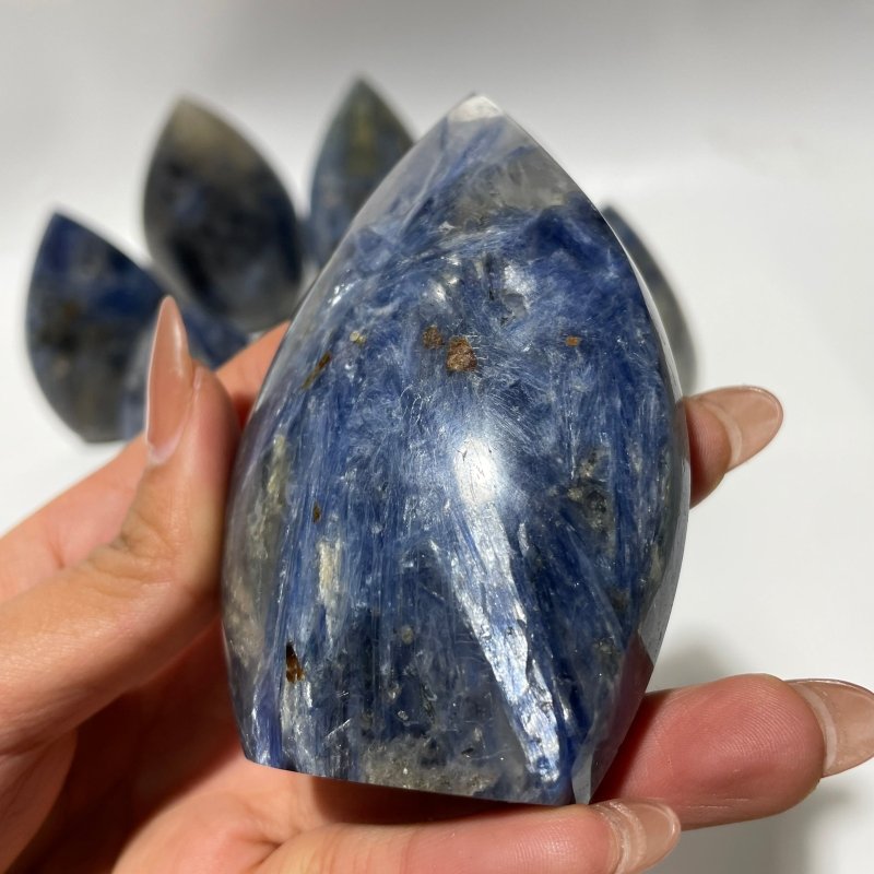 9 Pieces Blue Kyanite Mixed Clear Quartz Arrow Head Shape -Wholesale Crystals