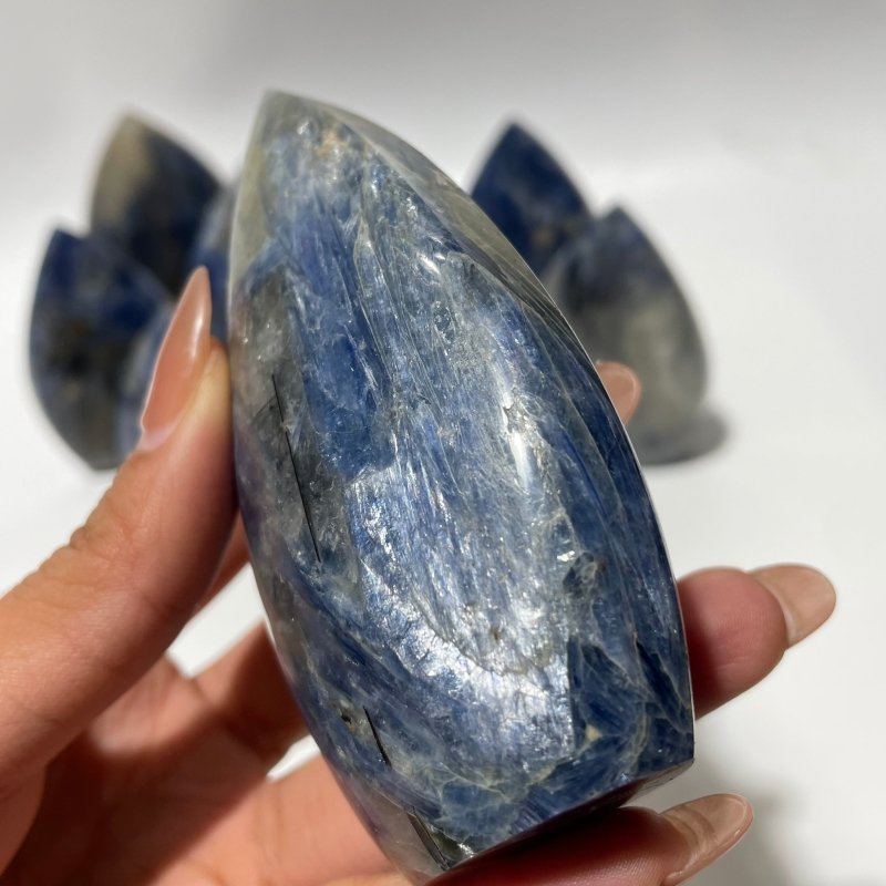 9 Pieces Blue Kyanite Mixed Clear Quartz Arrow Head Shape - Wholesale Crystals