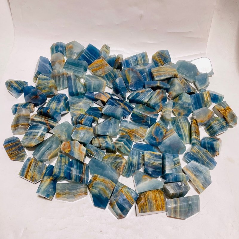 90 Pieces High Quality Blue Onyx Stone Free Form -Wholesale Crystals