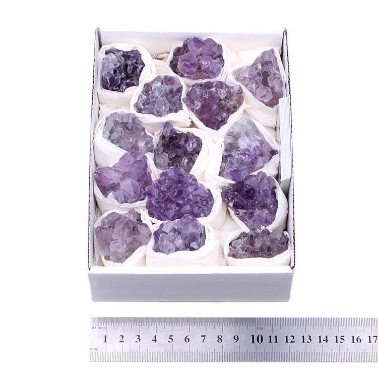 Light Purple Brazil Amethyst Cluster with Box -Wholesale Crystals