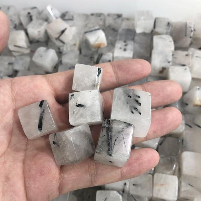 black tourmaline cube -Wholesale Crystals