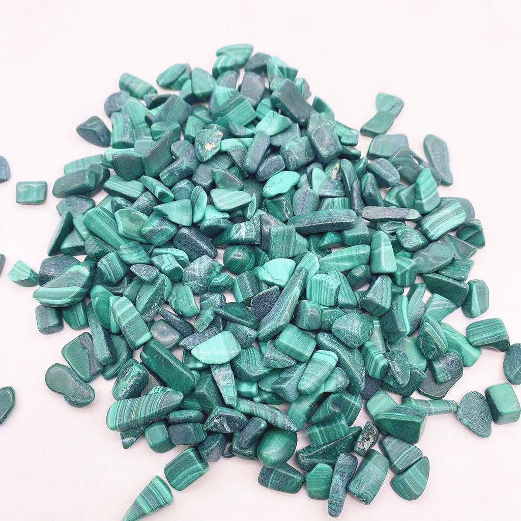 Malachite gravel stone Chips -Wholesale Crystals