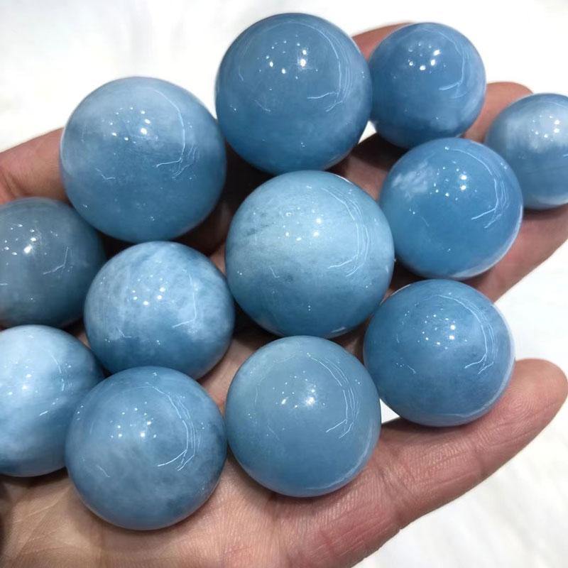 Aquamarine Spheres -Wholesale Crystals