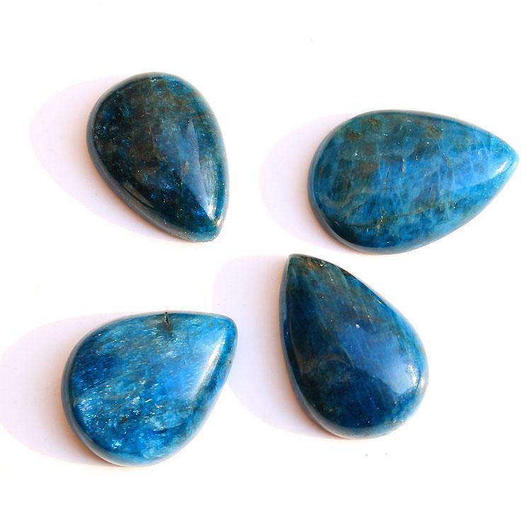 High Grade Blue Apatite Crystal Teardrops Pendant -Wholesale Crystals