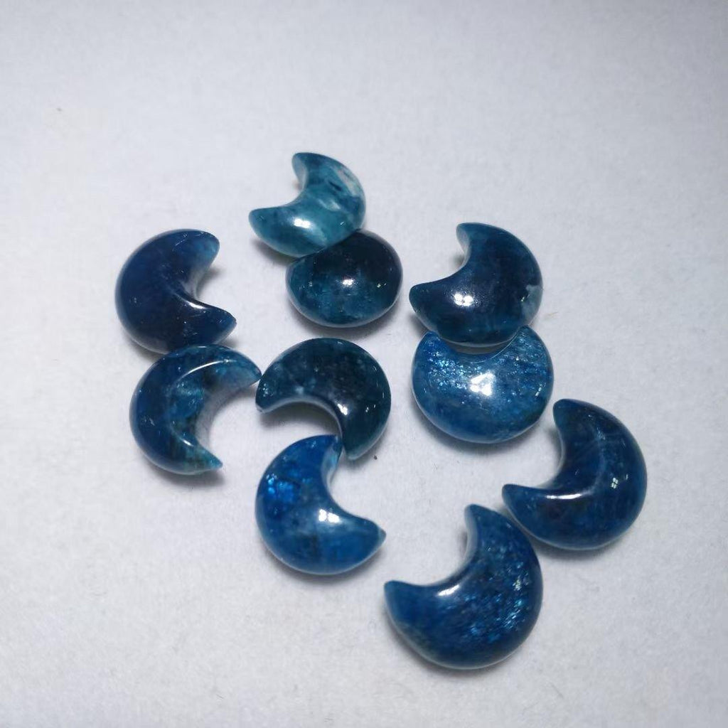 High Grade Blue Apatite Moon -Wholesale Crystals