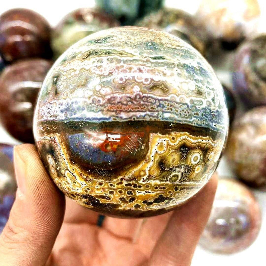 ocean jasper ball -Wholesale Crystals