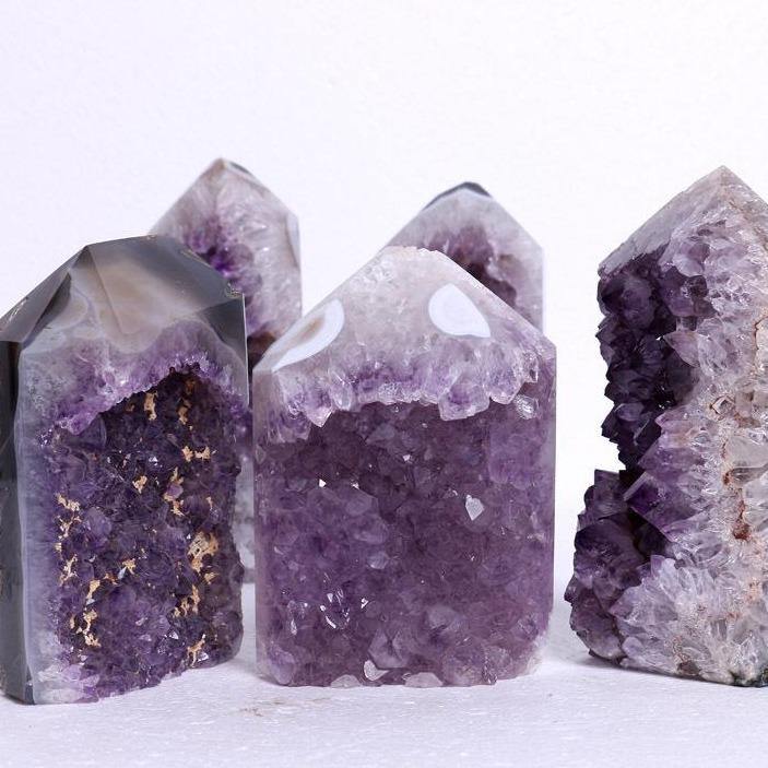 Brazil Amethyst Cluster Tower -Wholesale Crystals