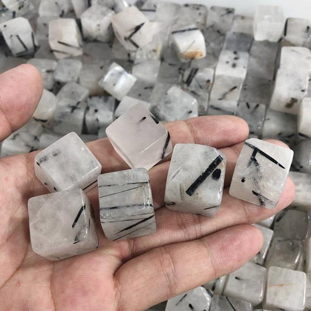 black tourmaline cube -Wholesale Crystals