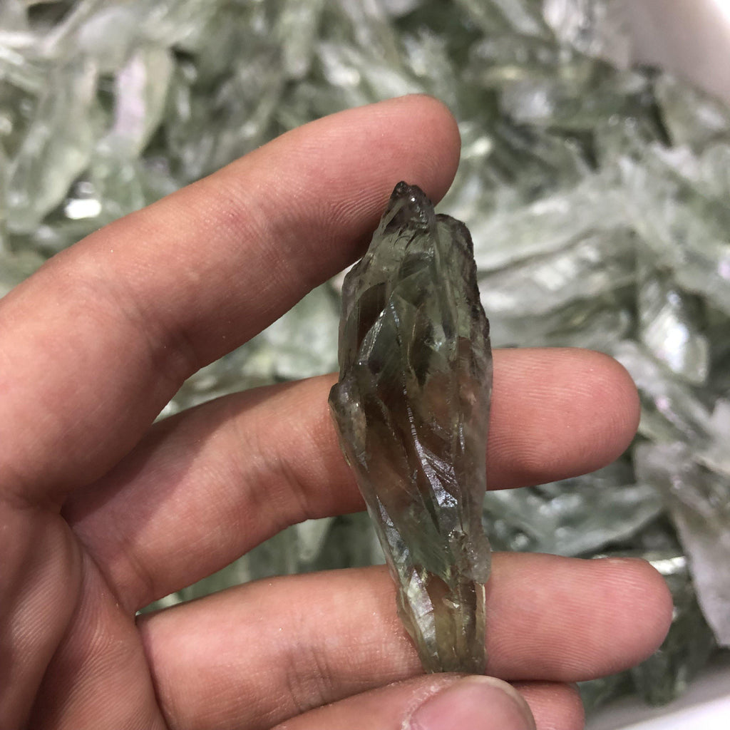Green amethyst raw -Wholesale Crystals