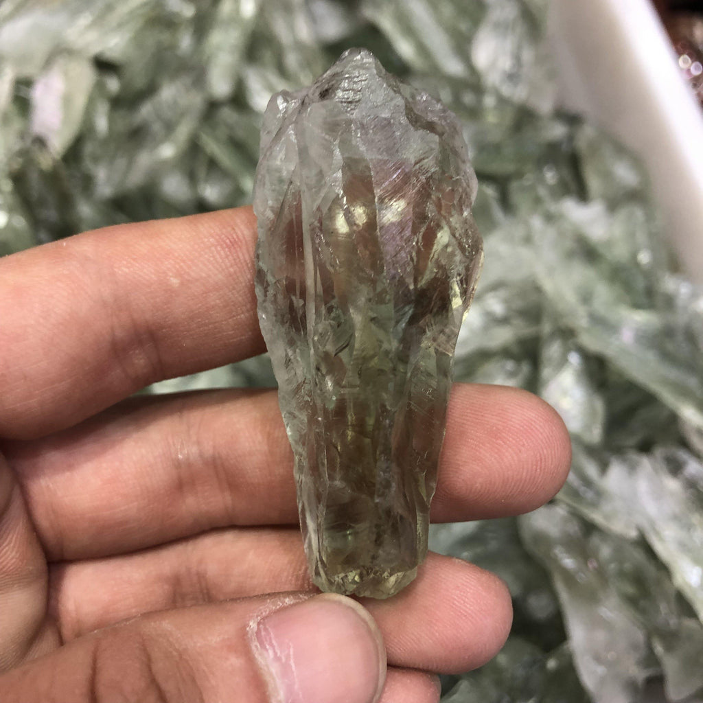 Green amethyst raw -Wholesale Crystals