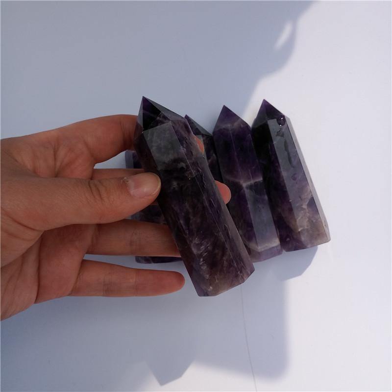 amethyst chevron tower -Wholesale Crystals