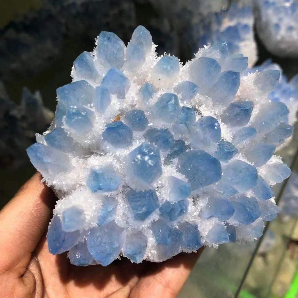 Blue Aura Crystal Cluster -Wholesale Crystals