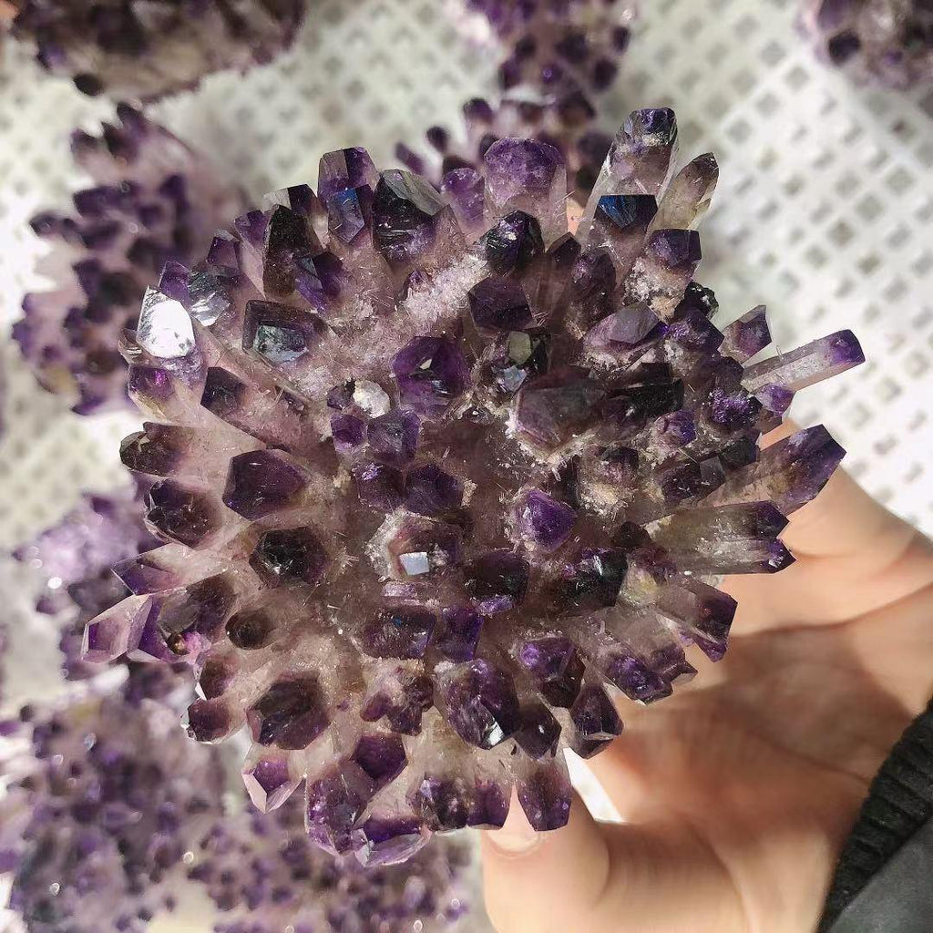 Purple Aura Crystal Cluster -Wholesale Crystals