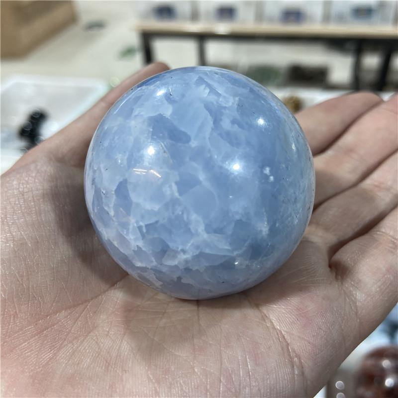 Blue Calcite Ball -Wholesale Crystals